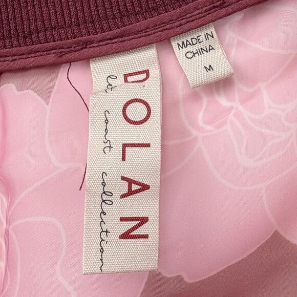 Anthropologie Dolan Sheer Organza Floral Full Zip Bomber Jacket Size Medium - Picture 11 of 15